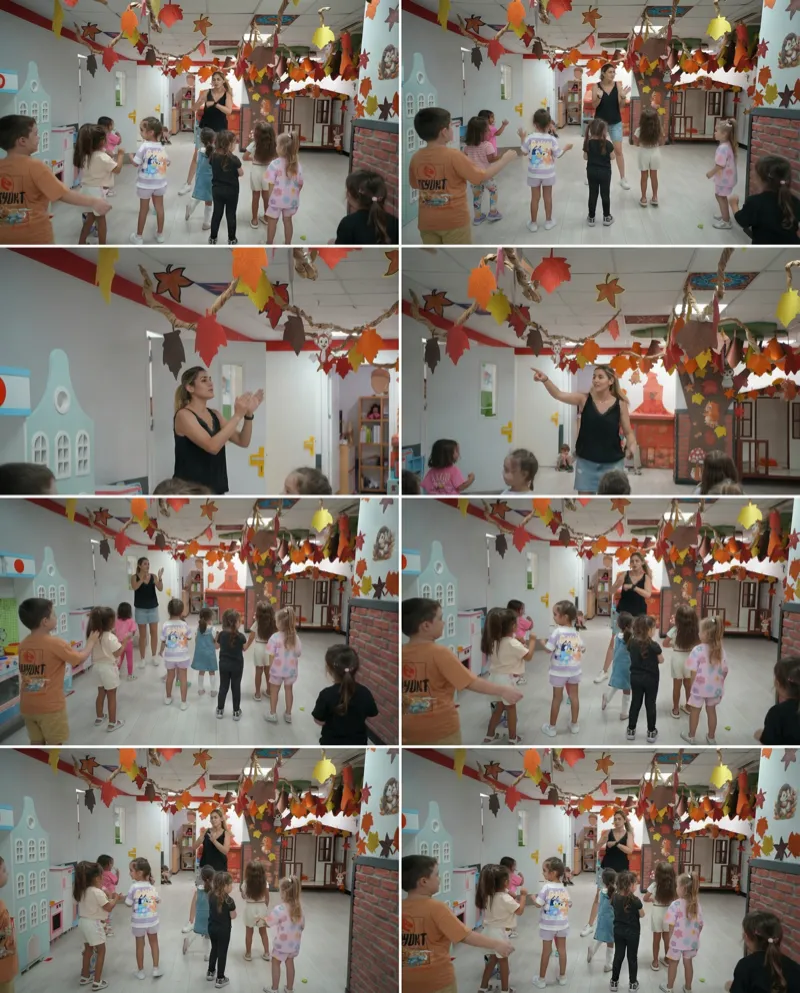 Nilüfer özel anaokulunda dans ve hareket etkinliği