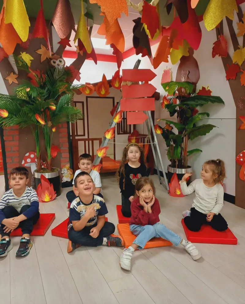 Özlüce anaokulunda itfaiye ziyareti etkinliği